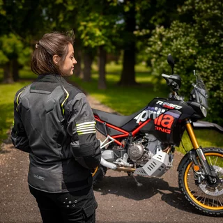 W-TEC Jelsa Damen Sommer-Motorradjacke - šedá-fluo