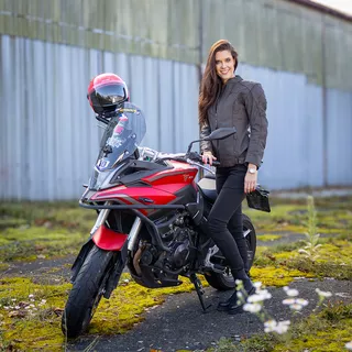 W-TEC Kaika Damen Motorrad Lederjacke