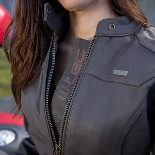 W-TEC Kaika Damen Motorrad Lederjacke