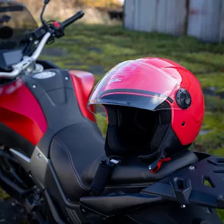 W-TEC Bareiro Amaranto Offener Helm