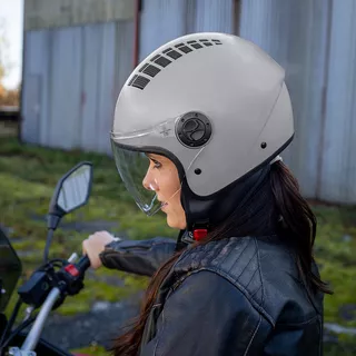 W-TEC Baraldo Open Helm - mattschwarz