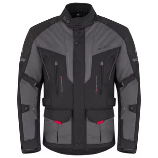 W-TEC Xeniaq Motorradjacke für Herren - schwarz-grau