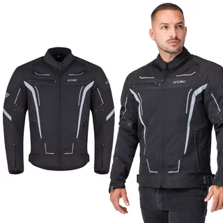 W-TEC Mirelio Herren Sommer-Motojacke - schwarz-grau