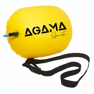 Schwimmboje Agama OPEN WATER 7 L - gelb