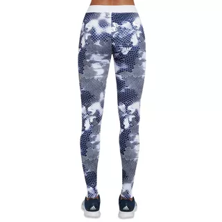 BAS BLACK Code Damen Leggings - weiß-blau