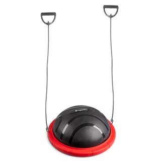 inSPORTline Dome Edge Balance-Matte mit Gummibändern - rot-schwarz