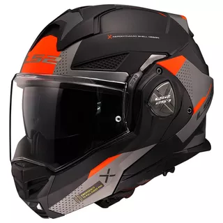 Flip-up moto Helm LS2 FF901 Advant X Oblivion Matt Schwarz Titanium P/J