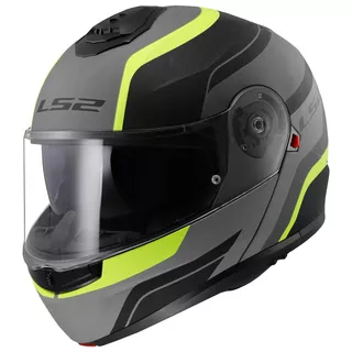 Klapphelm LS2 FF908 Strobe II Matt Schwarz H-V Gelb