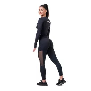 Nebbia Mesh 573 Damenleggings mit hoher Taille - Alte Rosse
