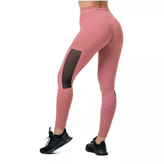 Nebbia Mesh 573 Damenleggings mit hoher Taille - Alte Rosse