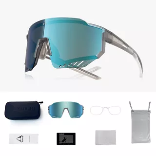 Polarisierte Sonnenbrille Altalist Kaku SP1 - šedá s modrými skly