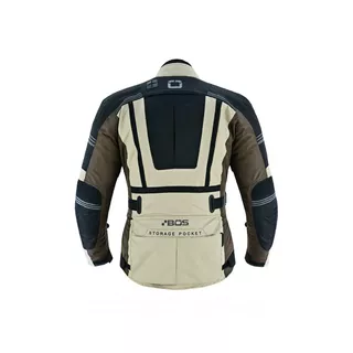 Touring-Motojacke für Männer BOS Maximum - neon
