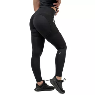 Damen-Sport-Leggings mit Netz Nebbia INTENSE Mesh 838 - schwarz