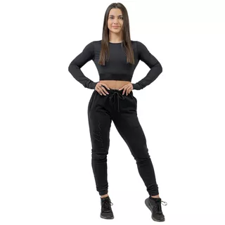 Nebbia INTENSE Signature 846 Damen Jogginghose in lockerer Passform - Schwarz/Gold