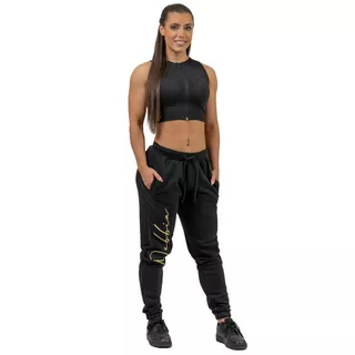 Nebbia INTENSE Signature 846 Damen Jogginghose in lockerer Passform - Schwarz/Gold