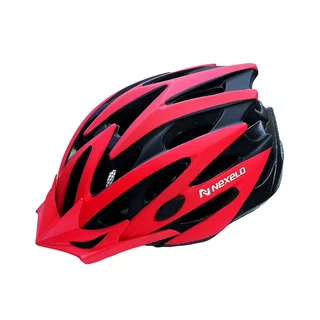 Fahrradhelm Nexelo Straight 430 - tyrkys-bílá - schwarz-rot