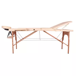 Massageliege inSPORTline Japane 3-teilig aus Holz - braun