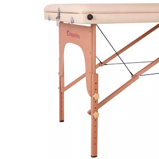 Massageliege inSPORTline Japane 3-teilig aus Holz - braun