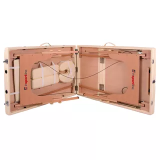 Massageliege inSPORTline Japane 3-teilig aus Holz - braun