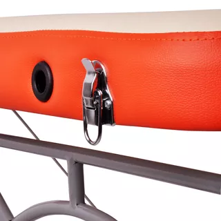 inSPORTline Tamati Massagetisch 2-teilig aus Aluminium - schwarz
