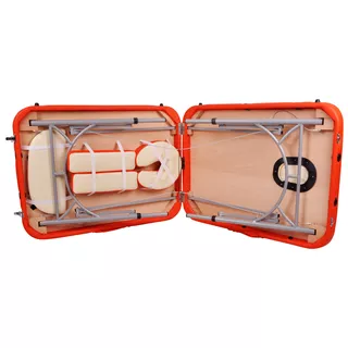 inSPORTline Tamati Massagetisch 2-teilig aus Aluminium - schwarz