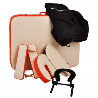 inSPORTline Tamati Massagetisch 2-teilig aus Aluminium - schwarz