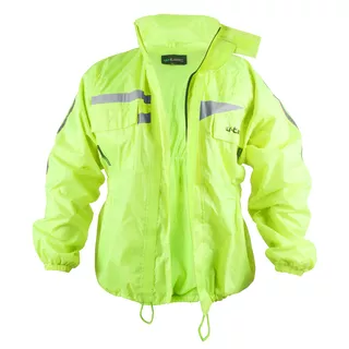 Motorrad Regenjacke W-TEC Rainy - fluo gelb