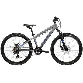 Kross Dust JR 1.0 DSC 24" Junior-Fahrrad – Modell 2026 - šedá/námořnická modrá/mat