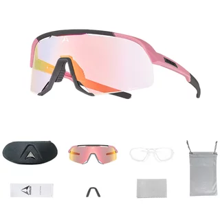 Phototrope Sonnenbrille Altalist Kisou PXC - černá s červenými skly