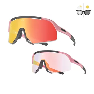 Phototrope Sonnenbrille Altalist Kisou PXC - růžová s červenými skly