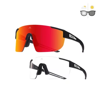 Phototrope Sonnenbrille Altalist Kaku SP4 - černá s červenými skly