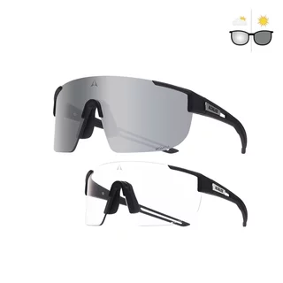 Phototrope Sonnenbrille Altalist Kaku SP4 - černá se stříbrnými skly