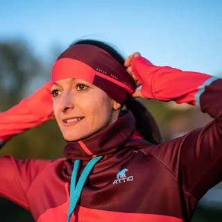 Attiq Light Sportstirnband für Pferdeschwanz - Parrot Purple