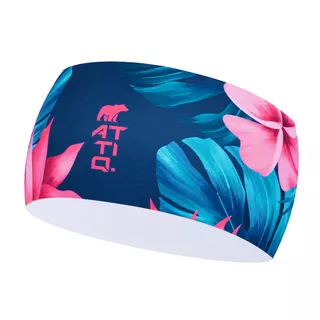 Attiq Lycra Thermo Sport-Stirnband - Flowers
