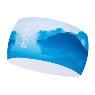 Attiq Lycra Thermo Sport-Stirnband - Mountain Blue