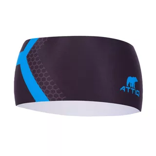 Attiq Lycra Thermo Sport-Stirnband - Vertical Blue