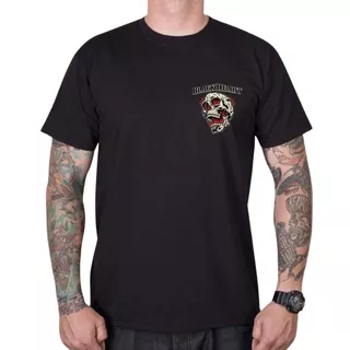 T-Shirt BLACK HEART Flame Piston