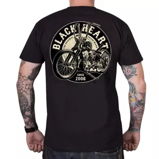 T-shirt BLACK HEART Chopper King