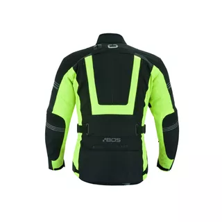 Touring-Motojacke für Männer BOS Maximum - neon