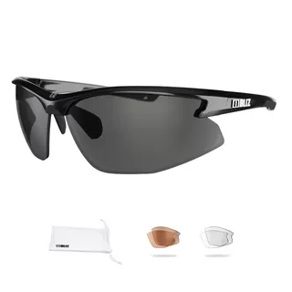 Bliz Motion+ sportliche Sonnenbrille - weiß - schwarz