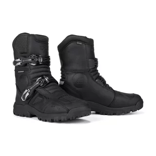 W-TEC Lougamax CE Motorradstiefel - schwarz