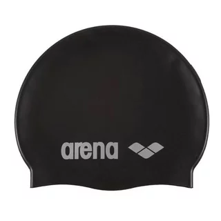 Badekappe Arena Classic Silikon - fluo grün - schwarz
