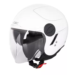 W-TEC Vernante Motorroller Helm - Glossy White - Glossy White