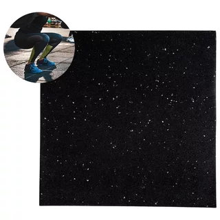 Hantelmatte inSPORTline Proteko II 50x50x1,5 cm - schwarz-grau