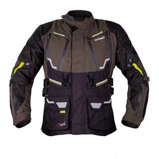 W-TEC Daimick Motorradjacke - schwarz-grau
