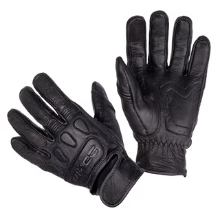 W-TEC Cherton II Motorradhandschuhe aus Leder - schwarz