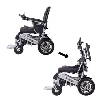 inSPORTline Hawkie Basic II 500W Elektro-Rollstuhl - silber