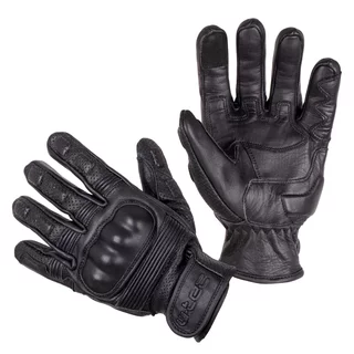 W-TEC Clascado Motorradhandschuhe aus Leder - schwarz