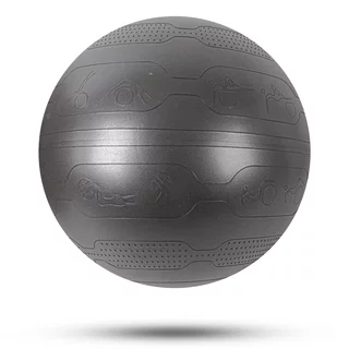 Gymnastikball inSPORTline Stretch Ball 55 cm - schwarz