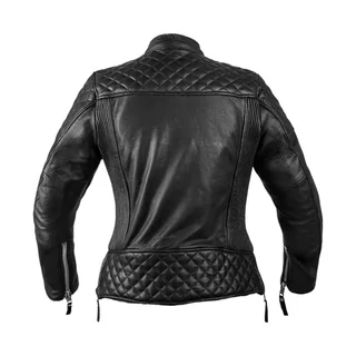 W-TEC Mantura Damen Lederjacke - dunkelbraun